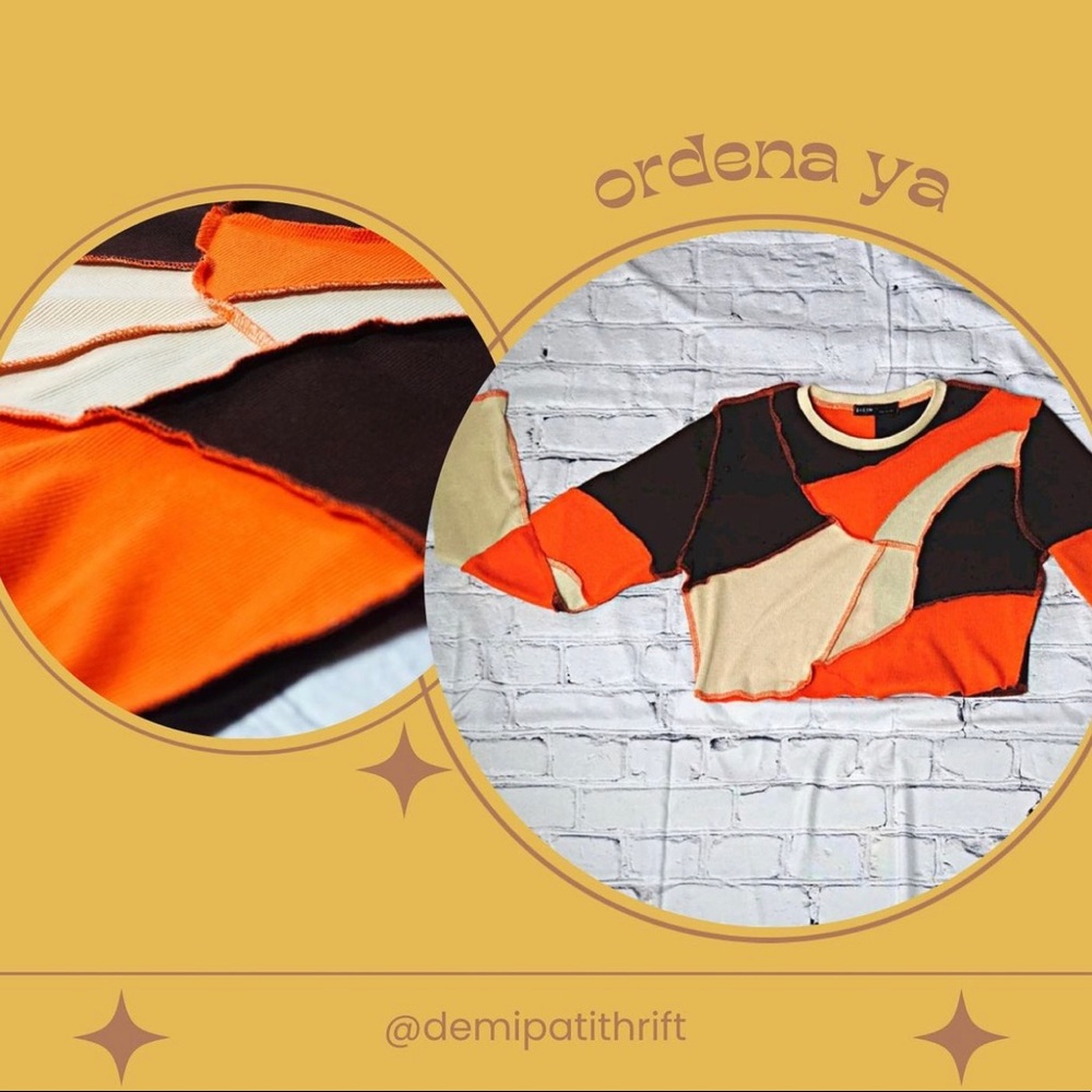 Long sleeve crop top